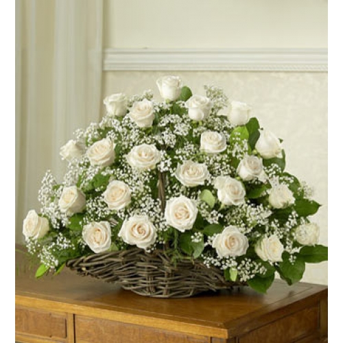 Representing Innocence - 36 Stems In Basket